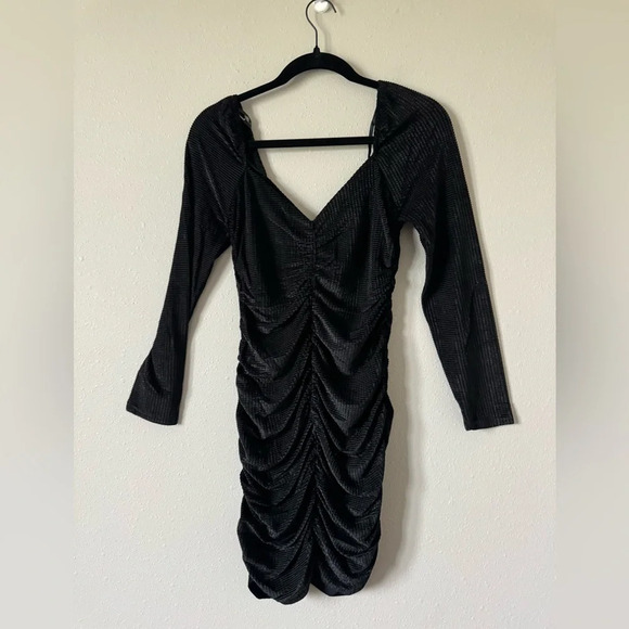 MINKPINK CHAIMA MINI DRESS Small New with tags Black - Picture 3 of 8